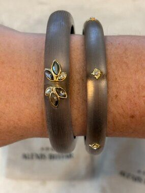 Alexis Bittar Brown Bracelet Set